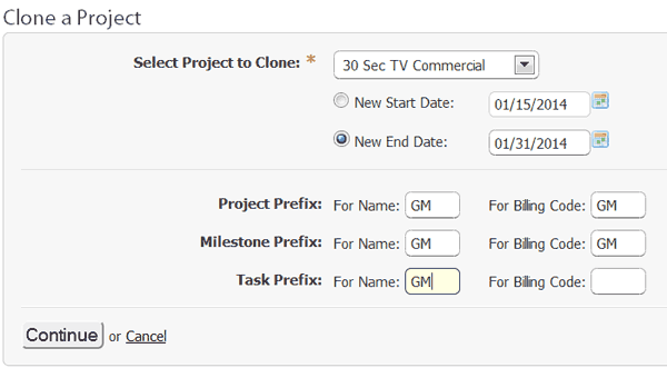 Make your own project templates